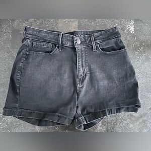 Signature High Rise Black Shorts